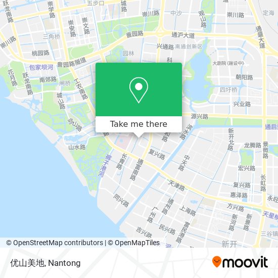 优山美地 map
