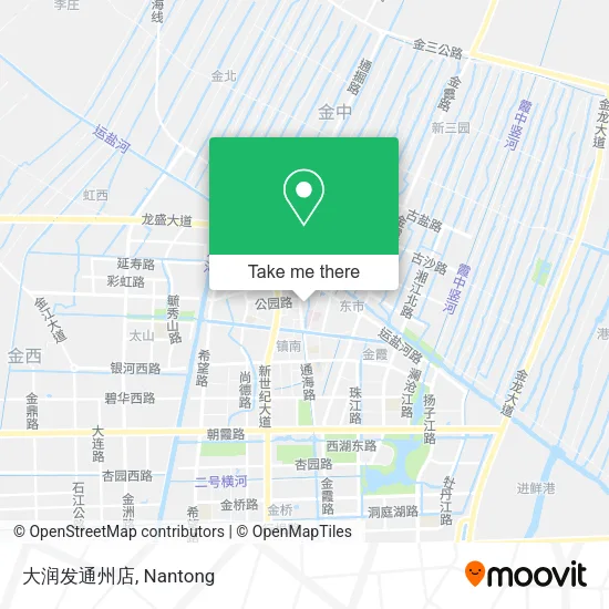 大润发通州店 map