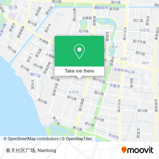 春天社区广场 map