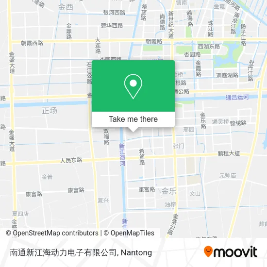 南通新江海动力电子有限公司 map