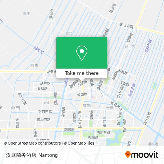 汉庭商务酒店 map