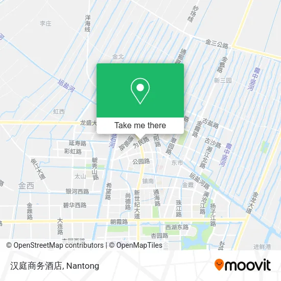 汉庭商务酒店 map