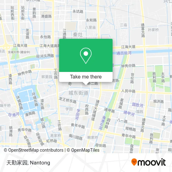 天勤家园 map