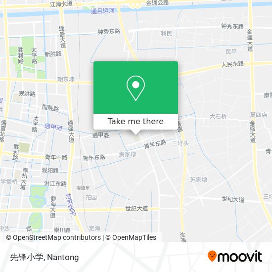 先锋小学 map