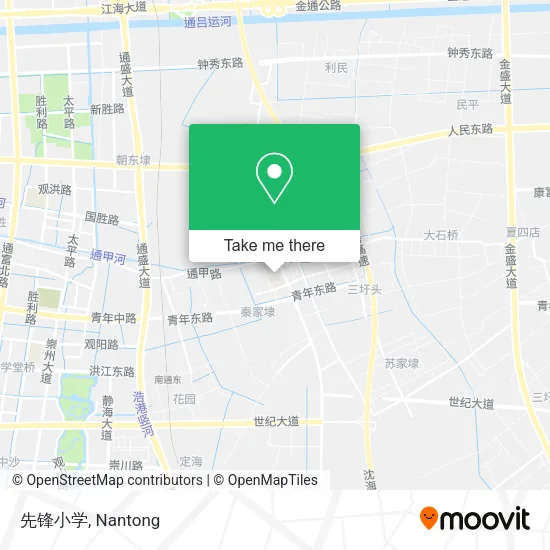 先锋小学 map