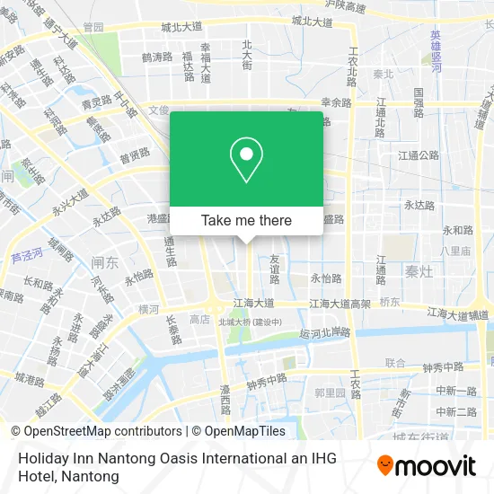 Holiday Inn Nantong Oasis International an IHG Hotel map