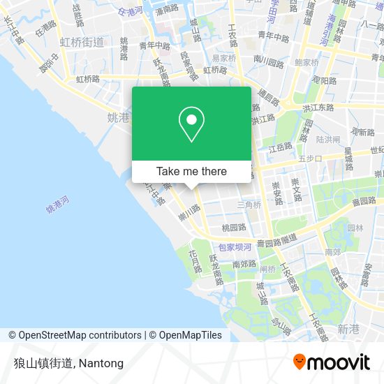 狼山镇街道 map
