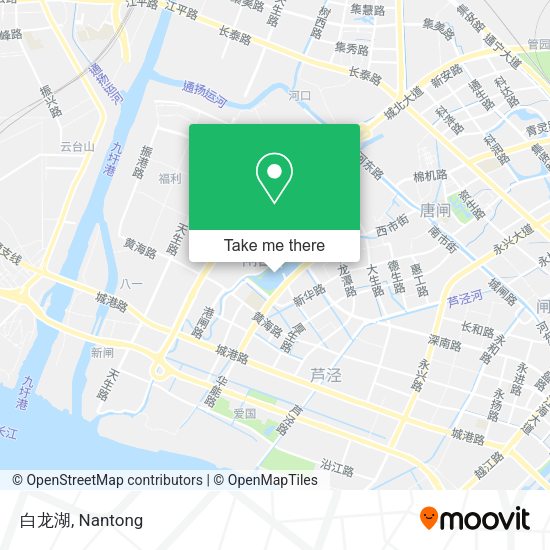 白龙湖 map