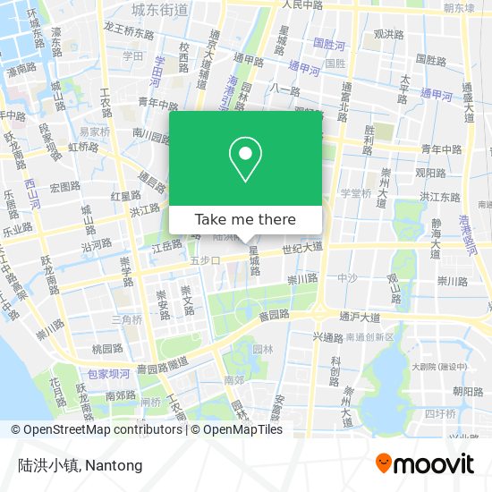 陆洪小镇 map