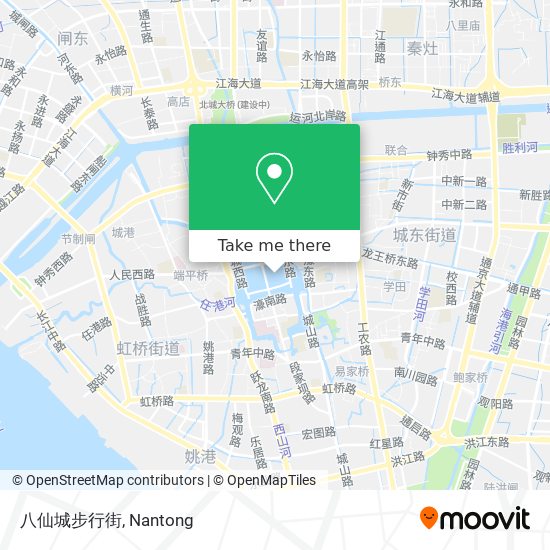 八仙城步行街 map