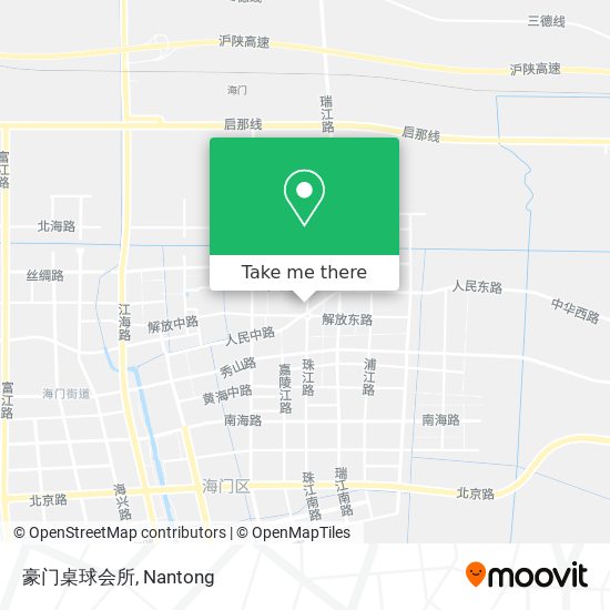 豪门桌球会所 map
