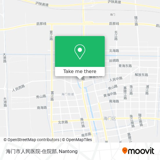 海门市人民医院-住院部 map