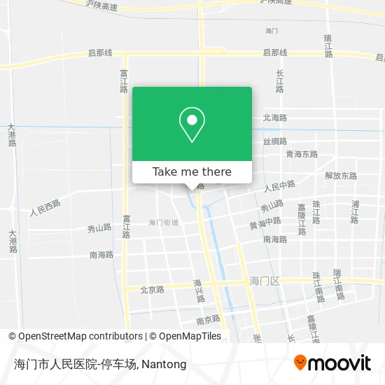 海门市人民医院-停车场 map