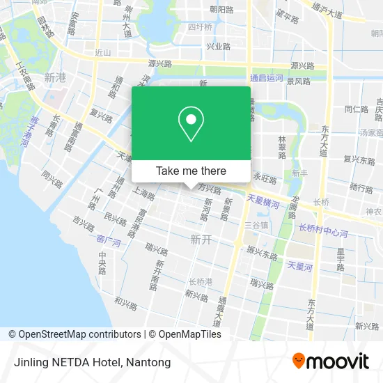 Jinling NETDA Hotel map