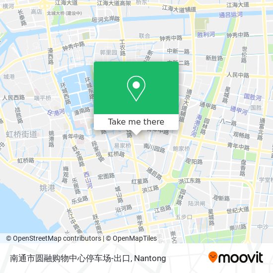 南通市圆融购物中心停车场-出口 map