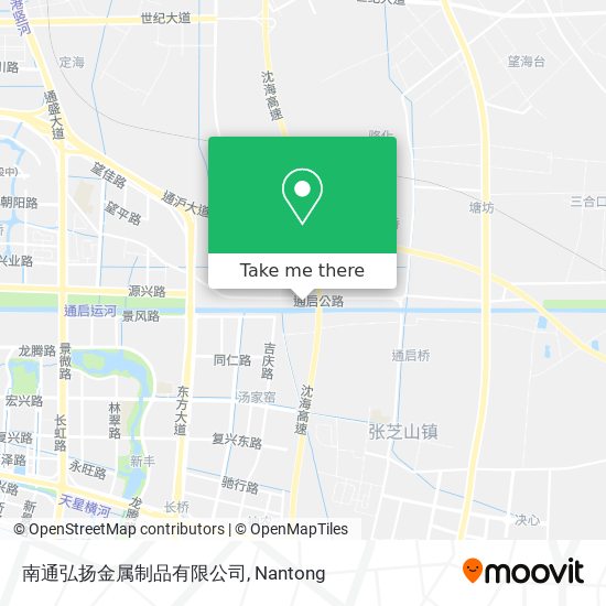 南通弘扬金属制品有限公司 map