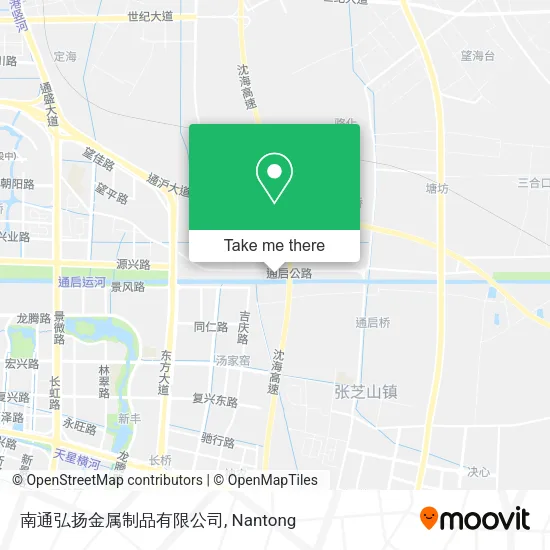 南通弘扬金属制品有限公司 map