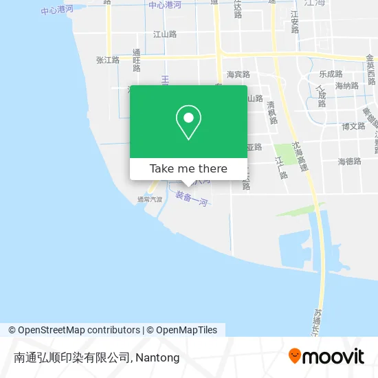 南通弘顺印染有限公司 map