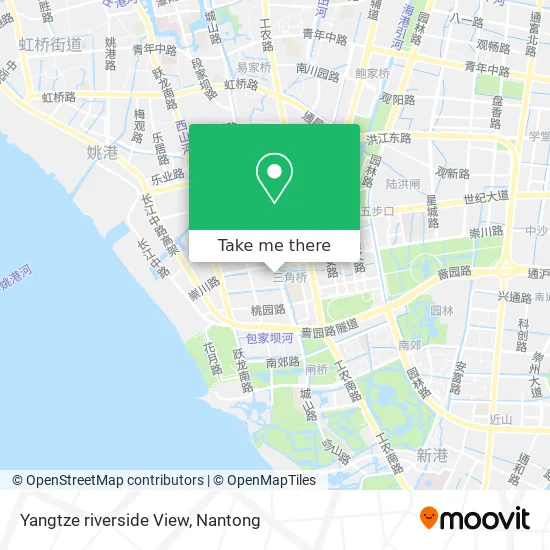 Yangtze riverside View map