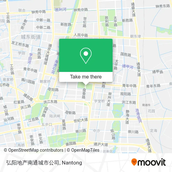 弘阳地产南通城市公司 map