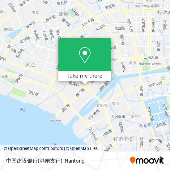 中国建设银行(港闸支行) map