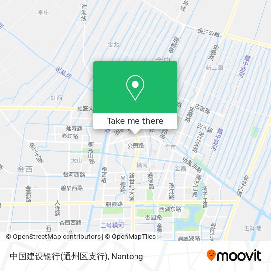 中国建设银行(通州区支行) map