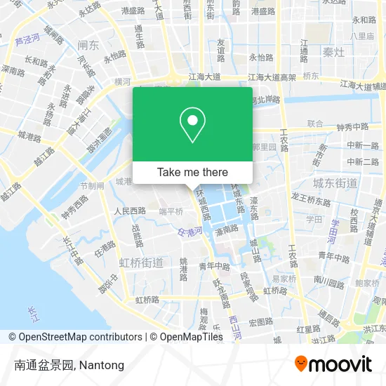 南通盆景园 map