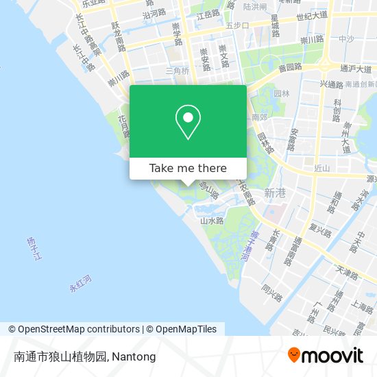 南通市狼山植物园 map