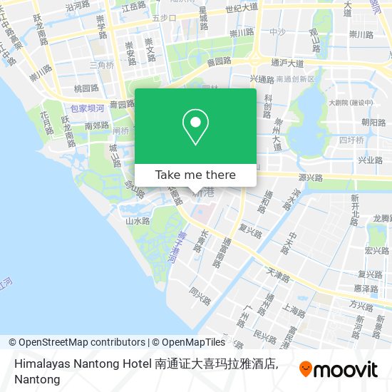 Himalayas Nantong Hotel 南通证大喜玛拉雅酒店 map