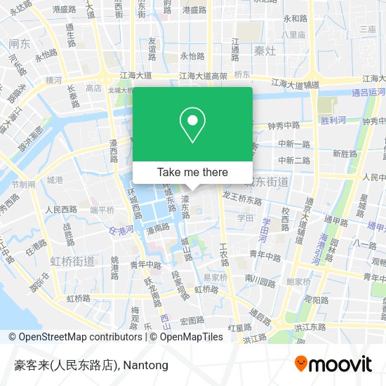 豪客来(人民东路店) map