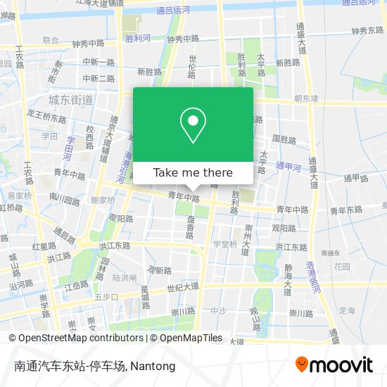南通汽车东站-停车场 map