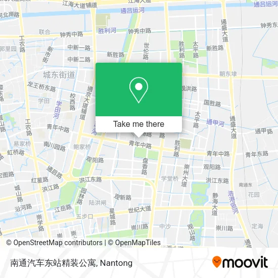 南通汽车东站精装公寓 map
