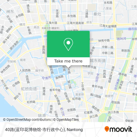 40路(蓝印花博物馆-市行政中心) map