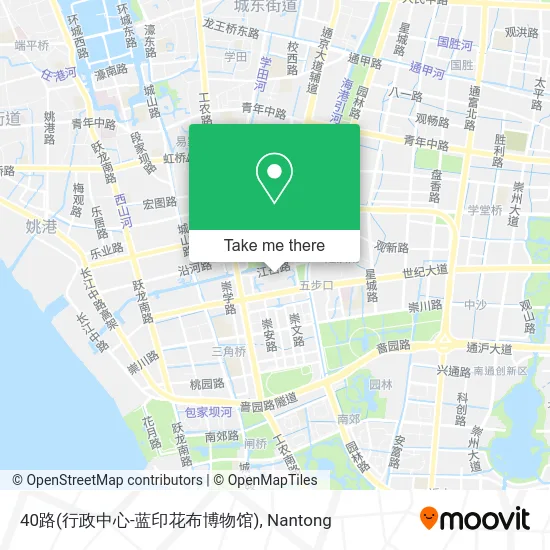 40路(行政中心-蓝印花布博物馆) map