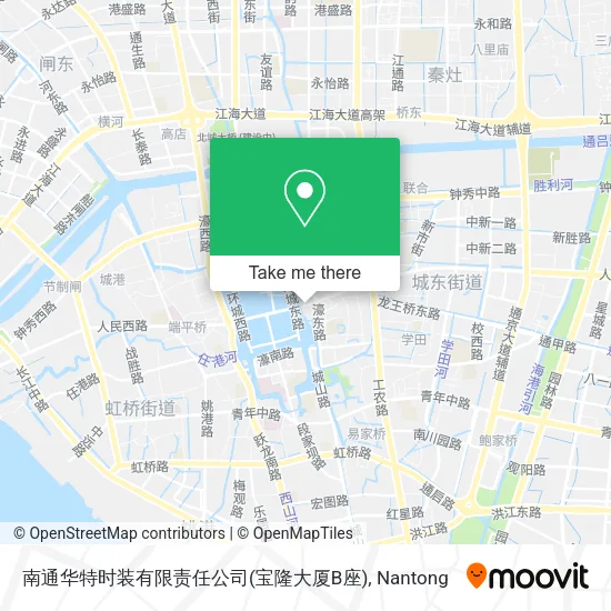 南通华特时装有限责任公司(宝隆大厦B座) map