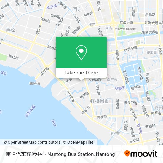 南通汽车客运中心 Nantong Bus Station map