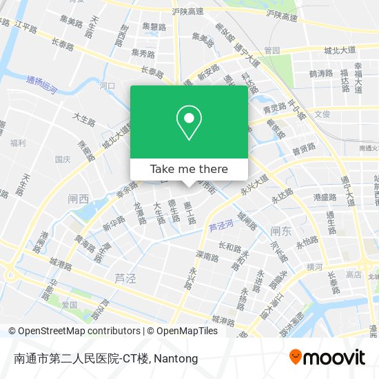 南通市第二人民医院-CT楼 map