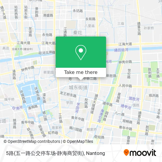5路(五一路公交停车场-静海商贸街) map