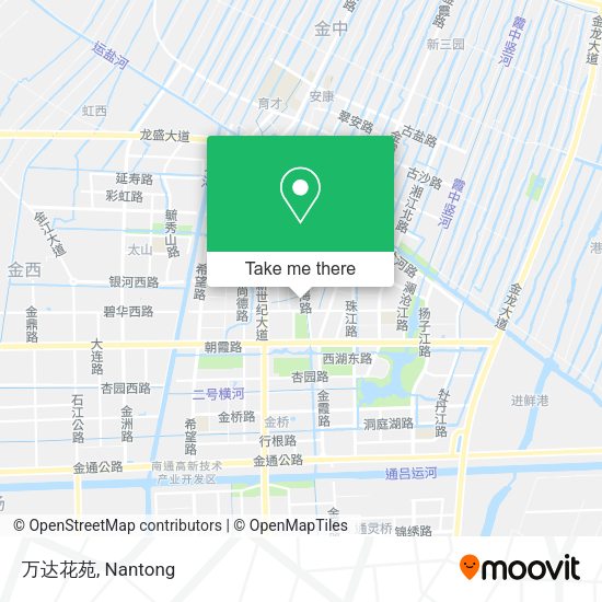 万达花苑 map