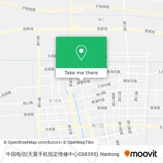 中国电信(天翼手机指定维修中心C08395) map