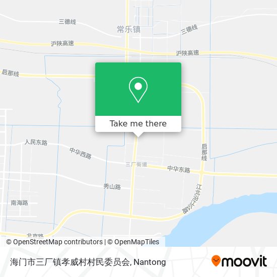 海门市三厂镇孝威村村民委员会 map