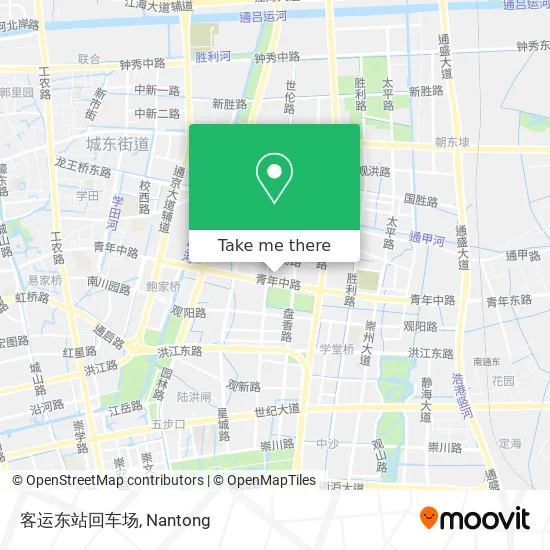 客运东站回车场 map