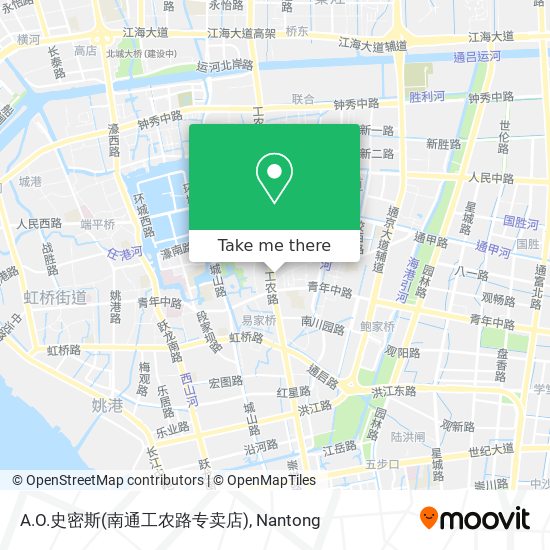A.O.史密斯(南通工农路专卖店) map