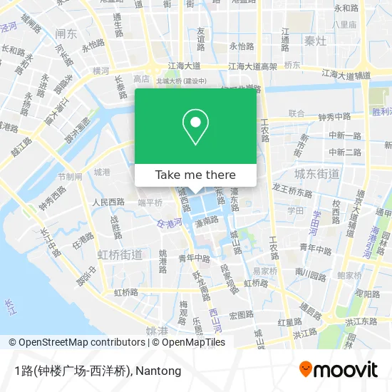 1路(钟楼广场-西洋桥) map
