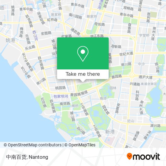 中南百货 map