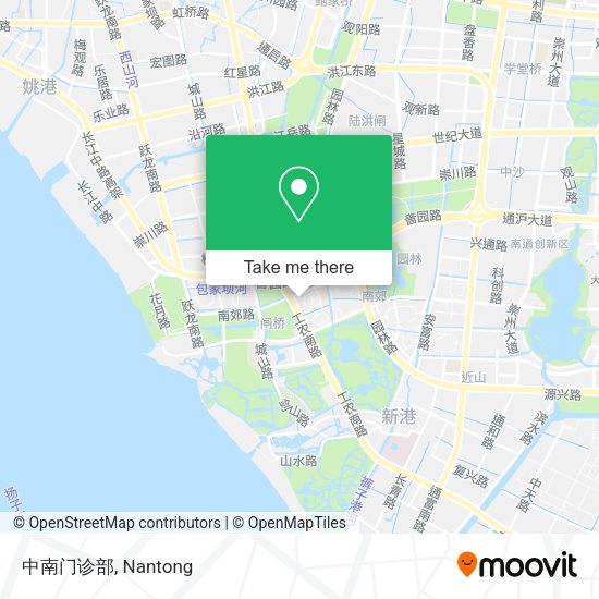 中南门诊部 map