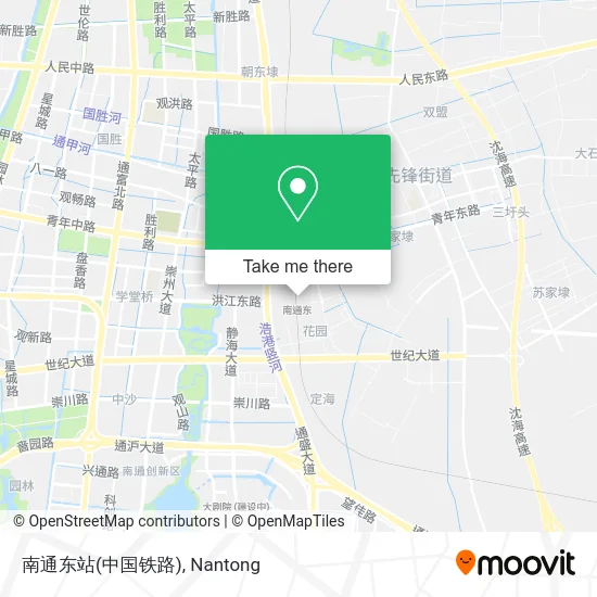 南通东站(中国铁路) map