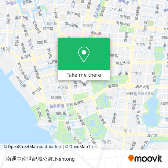 南通中南世纪城公寓 map