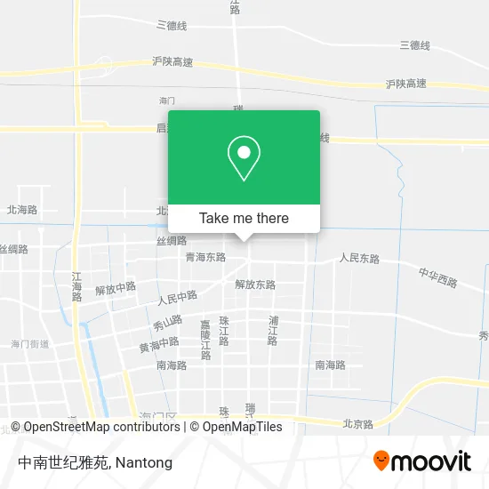 中南世纪雅苑 map