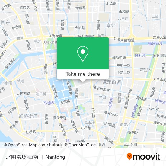 北阁浴场-西南门 map